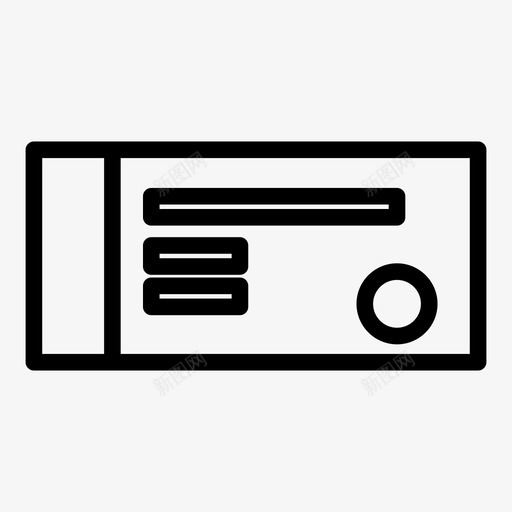 票证文件办公室图标svg_新图网 https://ixintu.com 办公室 文件 票证
