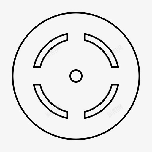 靶子靶心抓捕图标svg_新图网 https://ixintu.com 十字准星 圆形 对焦 射击 抓捕 标靶 集中 靶子 靶心