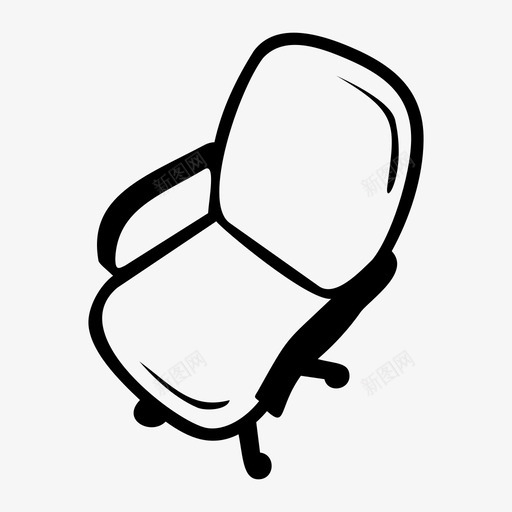 办公家具椅子家具图标svg_新图网 https://ixintu.com 办公家具 家具 椅子 沙发家具