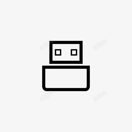 usb闪存存储器图标svg_新图网 https://ixintu.com U盘 usb 存储器 闪存