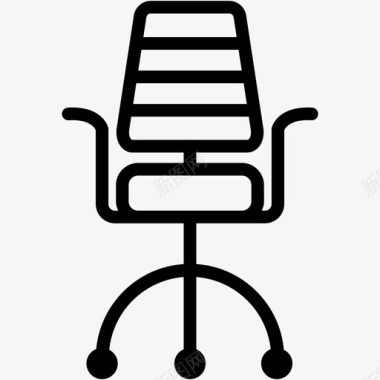 办公椅家具轮子图标图标