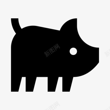 猪动物远图标图标