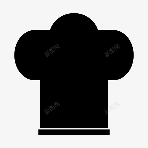 厨师帽子厨房图标svg_新图网 https://ixintu.com 厨师 厨房 厨房用具 厨房铭文 帽子 玩具