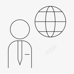 绩效目标全球业务公司图标高清图片
