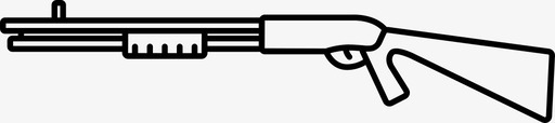 猎枪行动泵图标图标