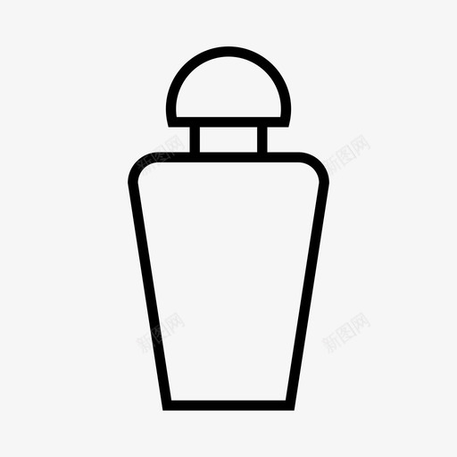 瓶子容器化妆品图标svg_新图网 https://ixintu.com 包装 化妆品 容器 洗发水 瓶子