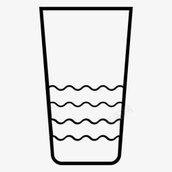 玻璃水icon玻璃水二分之一数量容器图标高清图片