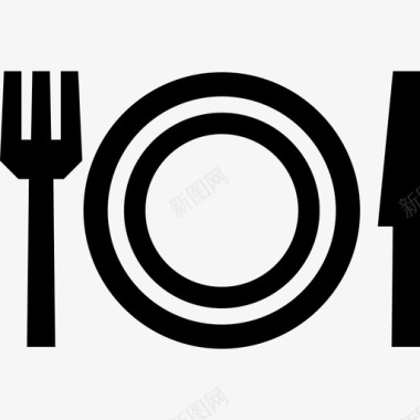 餐食午餐餐盘图标图标