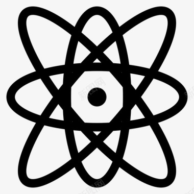 原子分子物理学科学图标图标