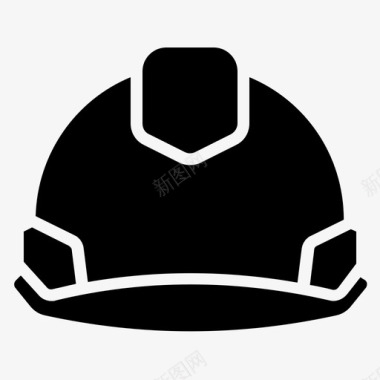 安全帽施工安全帽施工工具图标图标
