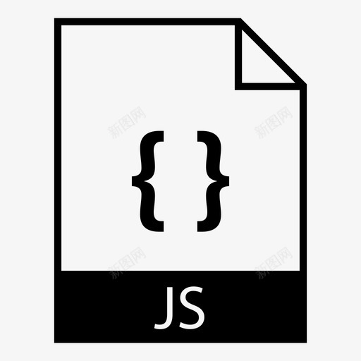 javascript代码文件类型图标svg_新图网 https://ixintu.com javascript js 代码 文件类型 文档格式