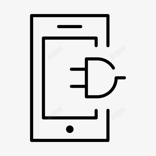 充电移动移动设备图标svg_新图网 https://ixintu.com 充电 智能手机 电话 移动 移动设备