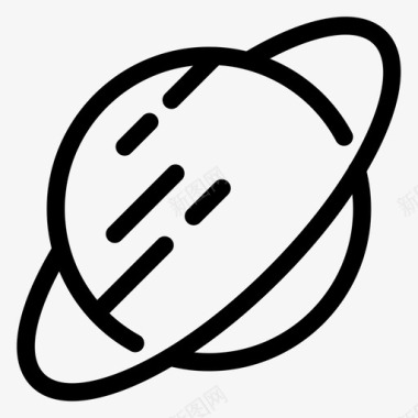 土星天文学星系图标图标