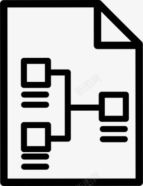 组织图表文档图标图标