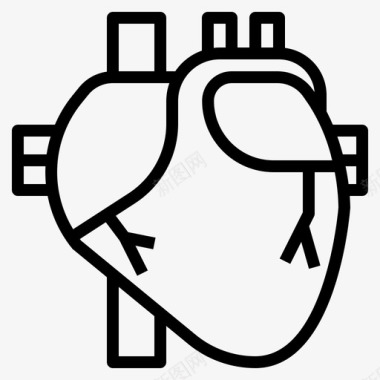 心脏健康生活图标图标