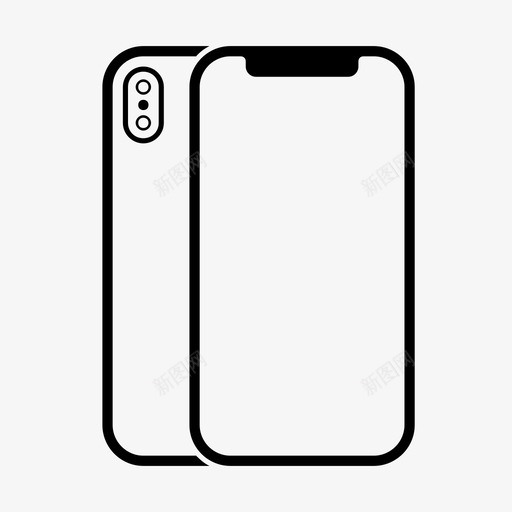 iphonex相机照相手机图标svg_新图网 https://ixintu.com iphonex 智能手机 照相手机 相机 移动设备 苹果iphone