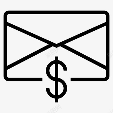 电子邮件营销商务信函商业邮件图标图标