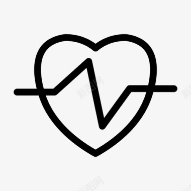 心跳心脏生命图标图标