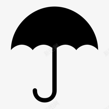 保护伞安全混合图标图标