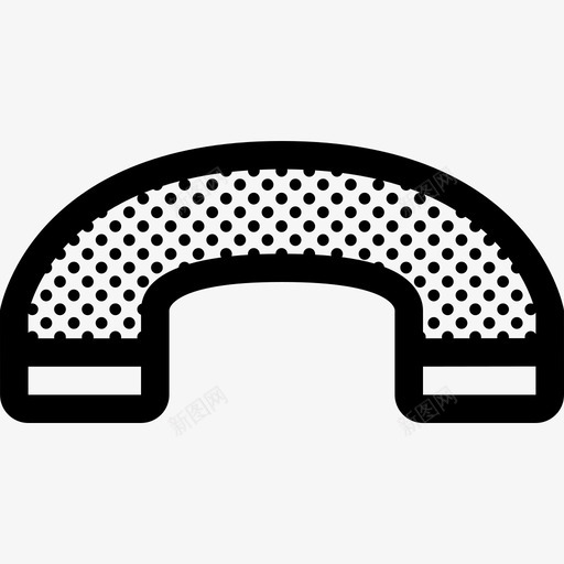 通话中断结束挂断图标svg_新图网 https://ixintu.com 其他点 挂断 挂电话 结束 通话中断