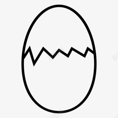 碎鸡蛋早餐胆固醇图标图标