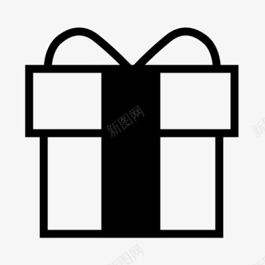 礼品礼盒礼物图标图标