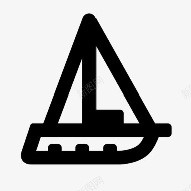 游艇海运轮船图标图标