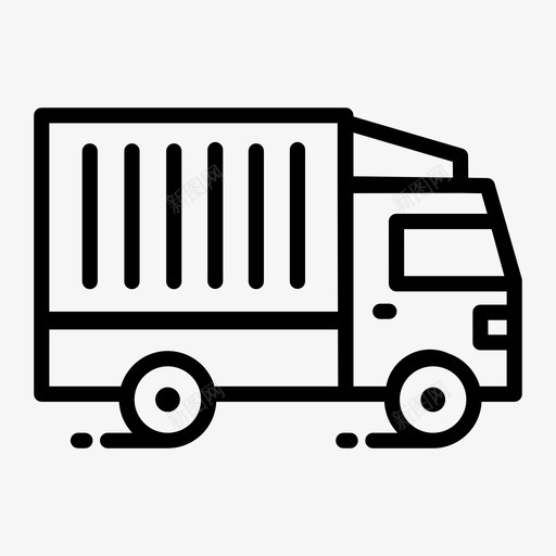 卡车集装箱交货自卸卡车图标svg_新图网 https://ixintu.com 交货 交货和物流 卡车集装箱 物流 自卸卡车
