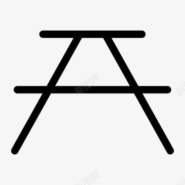 桌子柜台凳家具图标图标