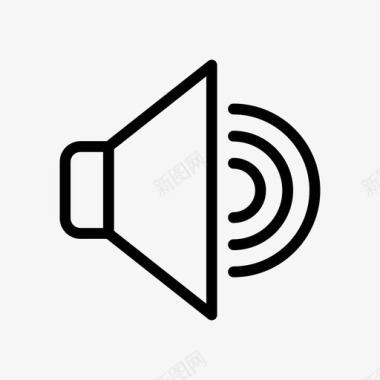 声音音频移动图标图标