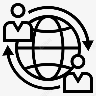 全球业务全球合作伙伴国际合作伙伴图标图标