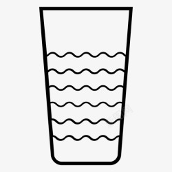 玻璃水icon玻璃水四分之三数量容器图标高清图片