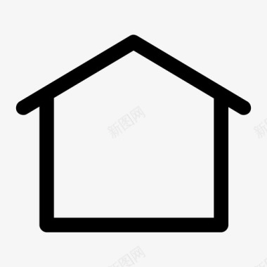 住宅建筑物住所图标图标