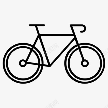 自行车旅行骑行图标图标