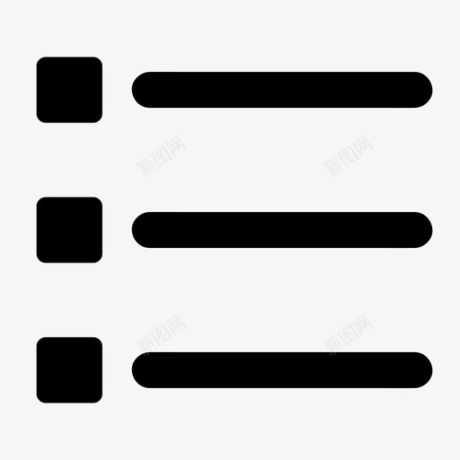 项目符号列表项目符号布局图标svg_新图网 https://ixintu.com 列表视图 布局 菜单 项目符号 项目符号列表