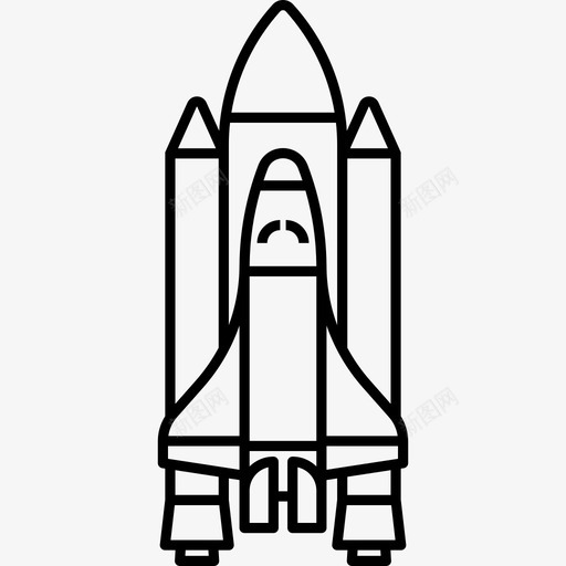 发射航天飞机太空直线图标svg_新图网 https://ixintu.com 发射航天飞机 太空 直线