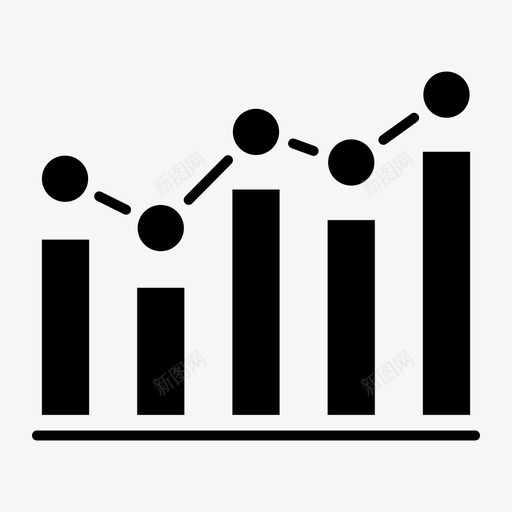 数据分析业务金融图标svg_新图网 https://ixintu.com 业务 增长 投资 投资字形 数据分析 金融