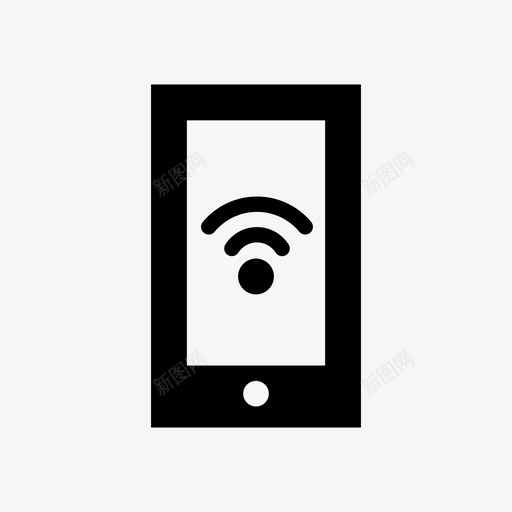 wifi接入互联网图标svg_新图网 https://ixintu.com wifi 互联网 开发者solida 接入 电话 网络