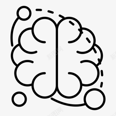 大脑头脑科学图标图标