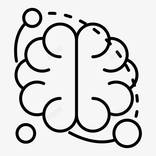大脑头脑科学图标svg_新图网 https://ixintu.com 大脑 头脑 科学