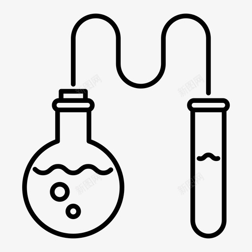 化学佛罗伦萨烧瓶科学图标svg_新图网 https://ixintu.com 佛罗伦萨烧瓶 化学 科学 试管