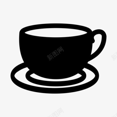 一杯咖啡咖啡杯饮料图标图标