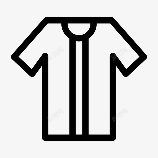 工作服正装衬衫图标svg_新图网 https://ixintu.com 工作服 正装 衬衫