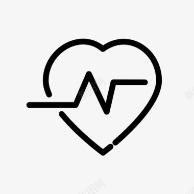 保健心脏心跳图标图标