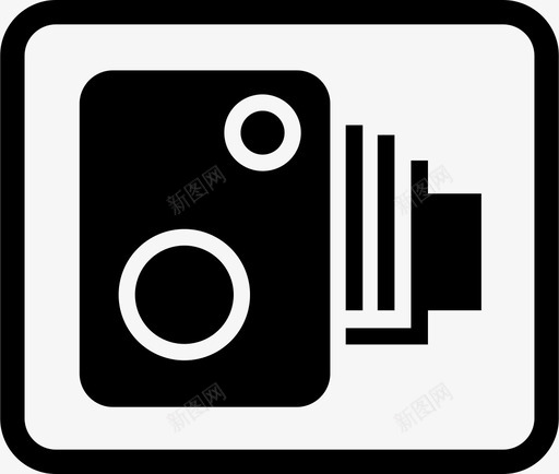 测速摄像头标志交通车辆图标svg_新图网 https://ixintu.com 交通 测速摄像头标志 英国路标 车辆