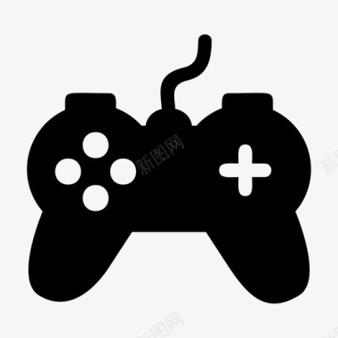 视频游戏控制器按钮游戏板图标图标