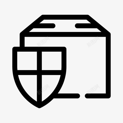 安全包装箱子交货图标svg_新图网 https://ixintu.com 交货 安全包装 屏蔽 物流1间隙介质 箱子 运输