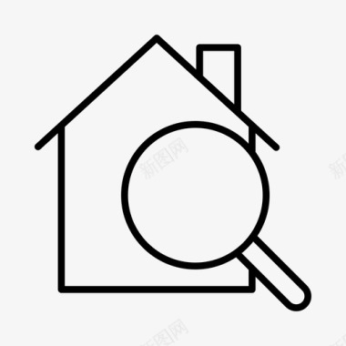 房地产搜索拍卖房屋搜索图标图标