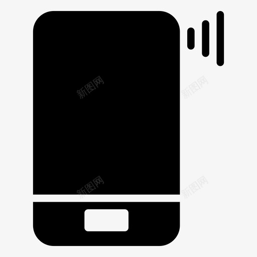 移动设备网络图标svg_新图网 https://ixintu.com 信号 电话 移动 网络 网络字形图标 设备
