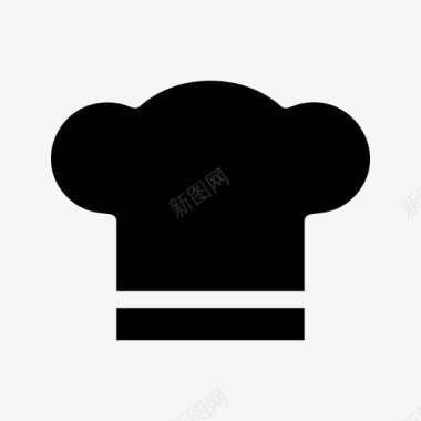 厨师帽厨师长厨师图标图标